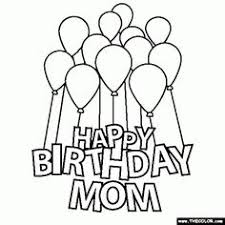Happy birthday card for kid37cd. Valentine Card Design Card Happy Birthday Mom Coloring Page
