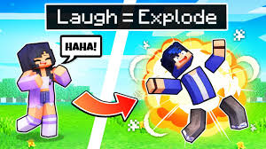 Make a bunch of random movements(not in any order or way that makes you explode, though.). Minecraft But If You Laugh You Explode Youtube