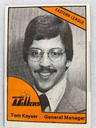 1977 Holyoke Millers-TCMA Minor League Baseball Card#0636-Tom Kayser, GM