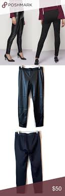 karl lagerfeld paris faux leather pant size small karl