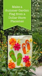 Spring garden flag by erin bassett. Make Your Yard Pop With These 20 Diy Garden Flags Cool Crafts