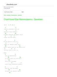 Maybe you would like to learn more about one of these? Kunci Gitar Menemukanmu Seventeen