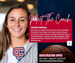 Meet the Coach 🏀 We're excited to welcome Coach Courtney Burkhard to The  Carolina Factory family for the 2026 Girls AAU Basketball season! With a  background in Health & PE education, varsity