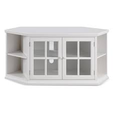 The standford tv cabinet certainly is a stunning class of its own. Black And Cherry Corner Tv Console Leick Home Riley Holliday 46 In 50 Black Red Entertainment Centers Tv Stands Home Garden Pumpenscout De