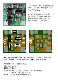 Led Driver - How To Reduce Led Flash Rate (Frequency) - Electrical  Engineering Stack Exchange