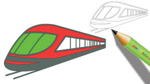 Every day new 3d models from all over the world. How To Draw A Bullet Train Step By Step Easy Drawing Coloring Page Youtube