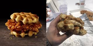 Kfc Chicken And Waffles Food Review Business Insider Chicken And Waffles Waffles Kfc Chicken