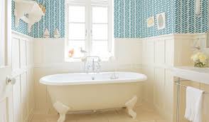 A fresh color scheme can completely transform the look of your bathroom. Colorful Bathroom Ideas Removable Wallpaper Walls By Me