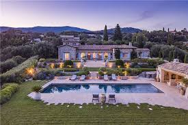 Overlooking The French Riviera Chateauneuf De Grasse Villa Is A One And A Half Acre Hilltop Sanctuary The Stone Estate Consists Of Villa Riviera Pool Houses