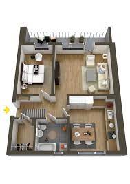 Robusta builder preferred modern style apartment house plan 7855. 40 More 1 Bedroom Home Floor Plans House Floor Plans Apartment Floor Plans Small House Plans