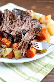 You can use red wine instead, or half broth and half wine. Crock Pot Roast With Vegetables Yummy Healthy Easy