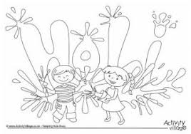 Holi Colouring Pages Holi Festival Of Colours Holi Drawing Diwali Activities