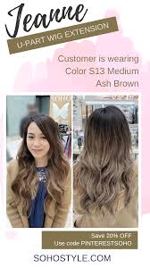 You also have a lot fewer styling options nor can you use normal hair dyes. Jeanne U Part Wig Extension Natural 100 Human Hair Hair Extensions Hair Extension Pieces Lustrous Hair