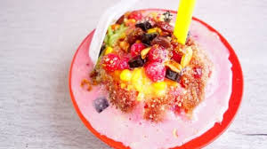 1 pakel atau mangga cincau hitam secukupnya 2 gelas rumput laut siap pakai sirup stroberi atau frambos 2 sachet skm 800 ml air matang es batu secukupnya. Panas Dan Gerah Yuk Bikin Resep Es Campur Fibercreme Untuk Berbuka Puasa
