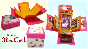 In this video, i show you how to easily make a homemade card box, card holder, card case for playing cards. Photos Box Card For Every Special One How To Make Photo Card Explosion Box Card Tuber Tip Youtube