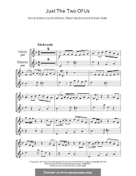 While usually thought of as a quintessential bill withers song, this track is actually found on grover washington jr.'s album winelight, though withers is the vocalist. Just The Two Of Us Grover Washington Jr With Bill Withers By B Withers R Macdonald W Salter On Musicaneo