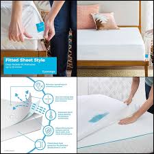Linenspa Premium Smooth Fabric Mattress Protector Waterproof Hypoallergenic Mattress Protector Mattress Queen Mattress
