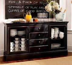 Romantic Country Black Buffet Table Black Buffet Home Decor