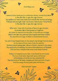 Maybe you would like to learn more about one of these? Unending Love By Rabindranath Tagore Love Poem Digital Wall Etsy
