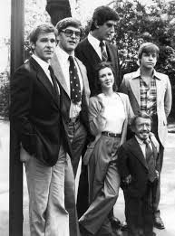 The Original Cast Star Wars From Left To Right Harrison Ford Han Solo David Prowse Vader Peter Mayhew Che Star Wars Cast Star Wars Trilogy Star Wars