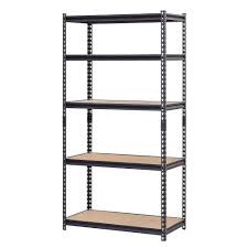 Free delivery and returns on ebay plus items for plus members. Edsal 72 Inch H X 36 Inch W X 18 Inch D 5 Tier Heavy Duty Steel Shelving Unit In Black The Home Depot Canada
