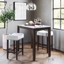 Costway 3 piece dining set table 2 chairs bistro pub home kitchen breakfast furniture grey. Rea Counter Height Dining Set In 2021 Pub Table Sets Pub Table Set Counter Height Dining Sets