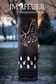 Feuerstelle Adler Hergestellt Aus Einer Gasflasche Jmfeuer Feuer Feuerstelle Gartenofen