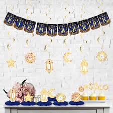 Do you need to send a quick eid mubarak paper art card to mail, email, social media, chat or just to your inner circle friends without have to personalize the text? Ramadan Happy Eid Mubarak Party Decoration Gold Moon Islamic Party Lanterns Paper Banner Shopee Philippines