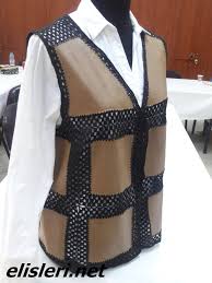 Yun Ve Kumas Birlesimi Yelek Modeli El Islerimiz Denim Fashion Is Giyim Kiyafet