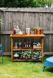 Diy Indoor Outdoor Bart Cart Table Diy Outdoor Bar Outdoor Bar Table Outdoor Diy Projects