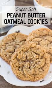 Peanut Butter Oatmeal Cookies Recipe Peanut Butter Oatmeal Peanut Butter Oatmeal Cookies Peanut Butter Cookie Recipe