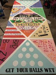 Diy Beer Pong Table Beer Pong Table Painted Diy Beer Pong Table Beer Pong Table Diy