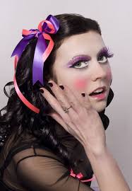 Dragqueen in Der Umkleidekabine Stockbild