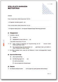 Maybe you would like to learn more about one of these? Mietvertrag Fur Eine Garage Oder Stellplatz De Vertrag Download