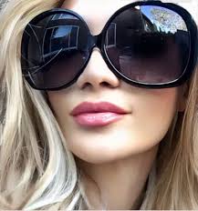 HUGE OVERSIZED JACKIE O XXL Vintage Square Round WaYfe Shield XL Sunglasses  1033 $12.80