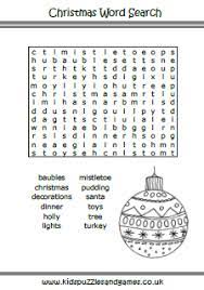 Printable crossword puzzles on age of puzzles christmas tree strimko. Christmas Word Search Harder Kids Puzzles And Games