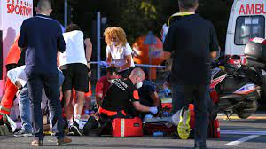 Jacobsen jumps over jasper philipsen in a point race to wear a green jersey on wednesday. Fabio Jakobsen In Induced Coma After Crash At Tour Of Poland Eurosport