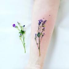 Image Result For Tiny Olive Branch Tattoo Wildflower Tattoo Violet Tattoo Tattoos
