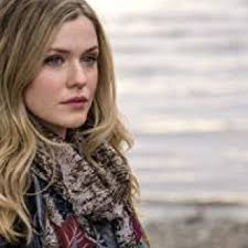 Theory Puff Sleeve Silk Blouse worn by Sadie Ryan (Harriet Dyer) as seen in  American Auto (S02E06)