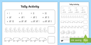 Tally Worksheet Worksheet Data Collection Tally Tally