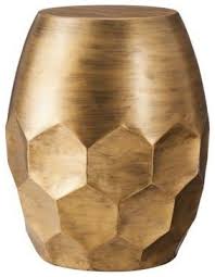Threshold Round Metal Honeycomb Accent Table Gold Contemporary Side Tables And Accent Tables Gold Accent Table Contemporary Side Tables Home Goods Decor