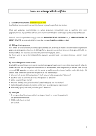 Lees En Actuaportfolio 5 Opgave Lees En Actuaporfolio Vijfdes 2 Een Inhoudsopgave Indienen Op Studocu