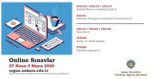 Online Sinavlar Hakkinda Duyuru Ankara Universitesi