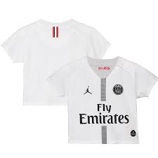 Psg 18 19 home kit released footy headlines. Paris Saint Germain Jordan Brand Youth 2018 19 Third Stadium Replica Jersey White