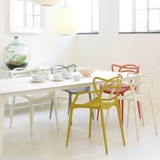 These would look great spread out on a table. Kartell Masters Dining Chair Mustard Set Of 2 Recycled Chairs Glassdomain