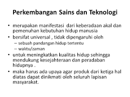Sains dan teknologi dalam peradaban islam. Sains Dan Teknologi Menurut I S L A M Ppt Download