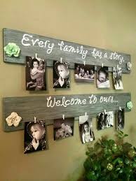 Call attention to a beautiful theme with wood pallet clip collage frame. Pin By Sue Whited On Painting Projects Must Do Pallet Pictures Easy Home Decor Diy Picture Frames