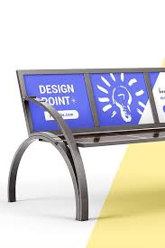 Bench Advertising Mockup 02 902079 Branding Design Bundles In 2020 Branding Design Design Bundles Branding