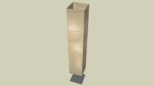 New ikea majorna floor lamp light rice paper shade gives a soft glowing light. Ikea Orgel Vreten Floor Lamp 3d Warehouse