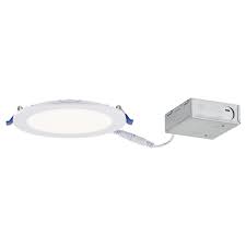 Install your light into the hole gently lift upwards on the retention clips on each side of your light fixture and carefully push it into your cutout hole. 6 Inch Shallow Canless Led Recessed Light 2700k 780lm Ic And Airtight 10970 27 05 Destination Lighting